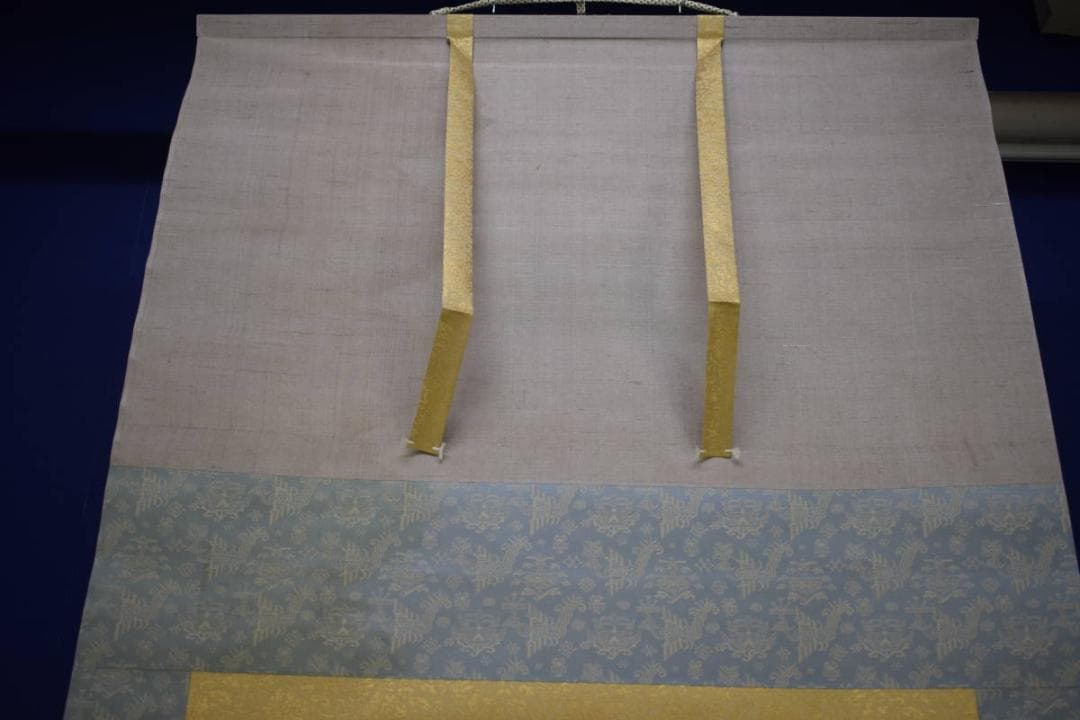 真作/狩野探幽/寿老人図/布袋屋掛軸HH-637