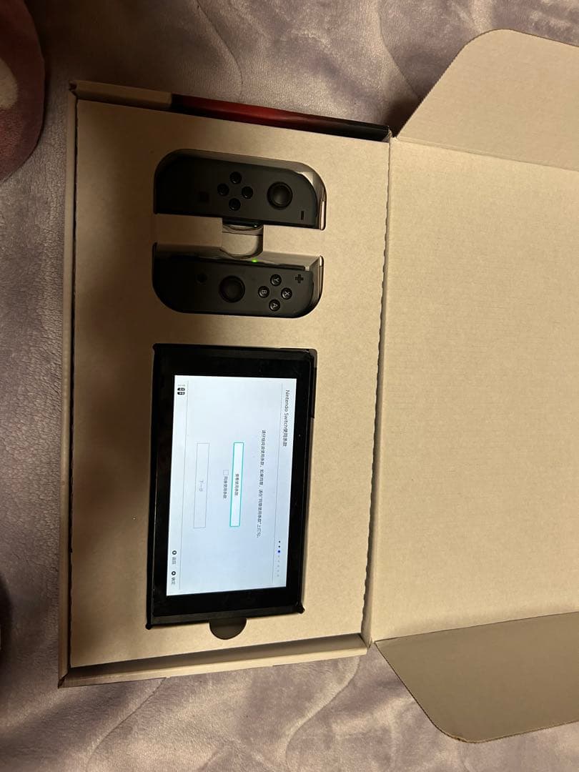 Nintendo Switch グレー 本体 箱付き