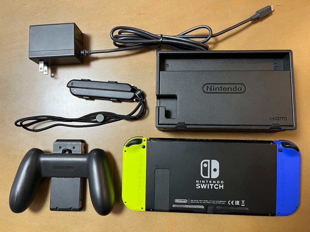 【純正プロコントローラー付き】Nintendo Switch 青/黄 本体