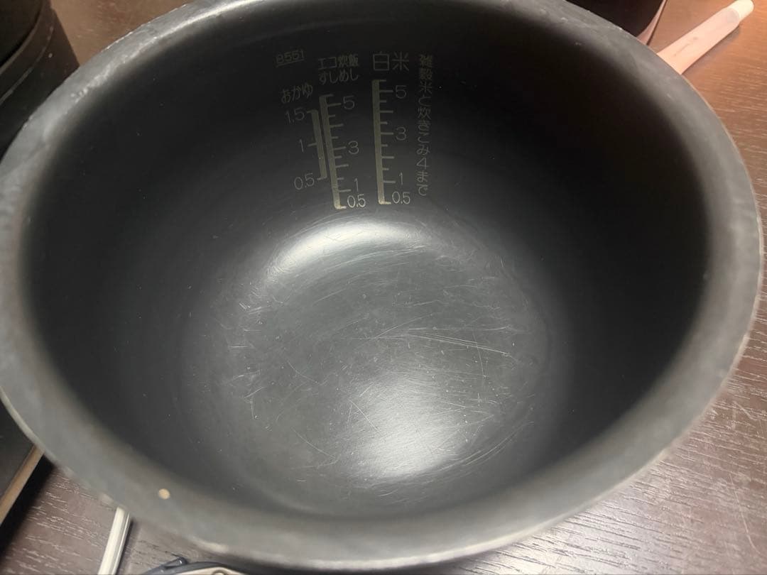 【a】象印 STAN. IH炊飯ジャー 5.5合 NW-SA10型 ブラッ