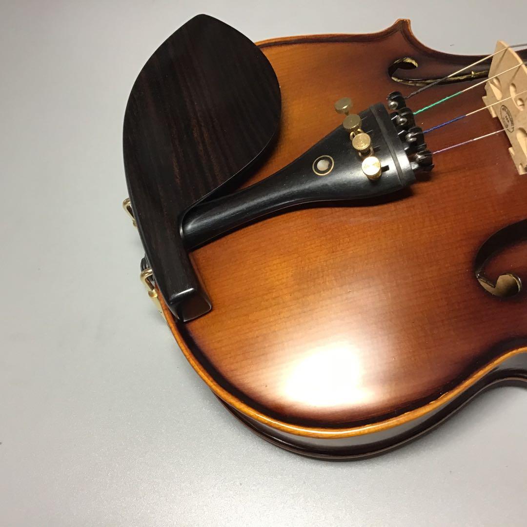 バイオリン　アクセサリー顎当て青島黒檀　クローソン　セミヒル