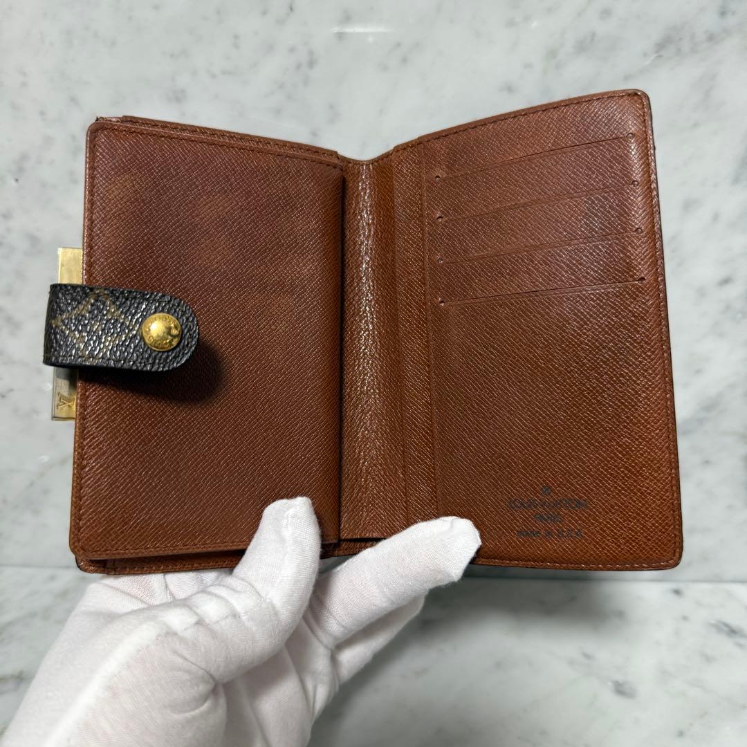 美品 ルイヴィトン ポルト・モネ・ビエ・ヴィエノワ キャンバス M61663