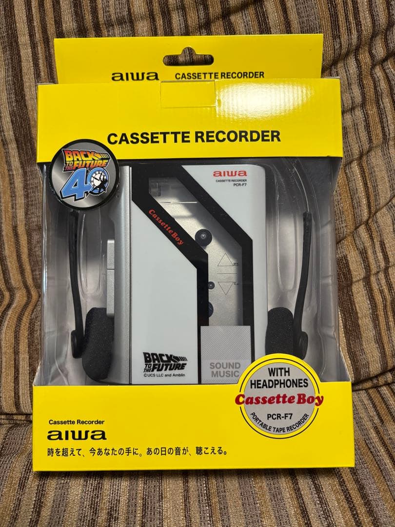 【新品未開封】バックトゥザフューチャー ポータブルカセットプレーヤー ドンキ限定