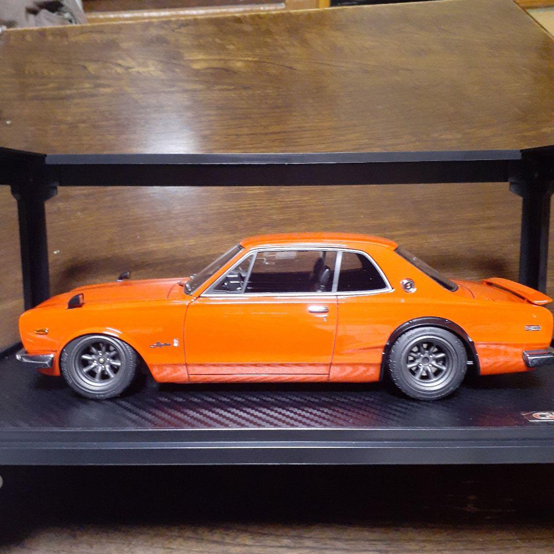 イグニッションモデル　ハコスカGT-R 1/18レッド。ig0770
