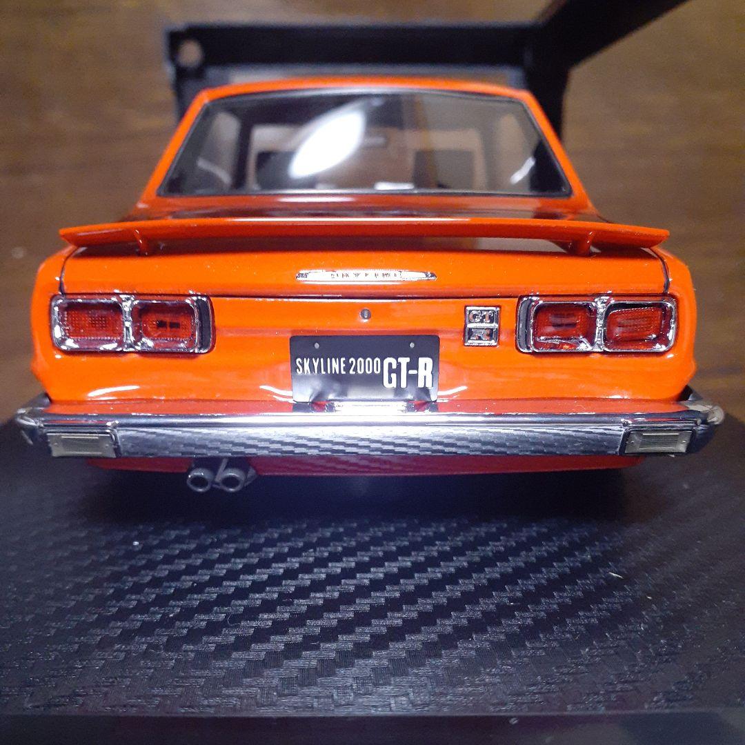 イグニッションモデル　ハコスカGT-R 1/18レッド。ig0770