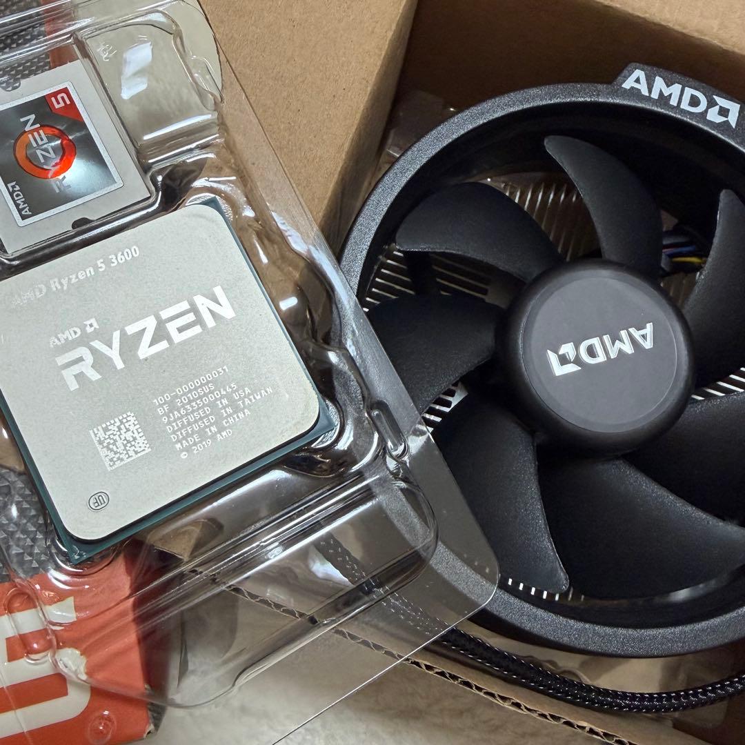 AMD Ryzen 5 3600 CPUクーラー付き