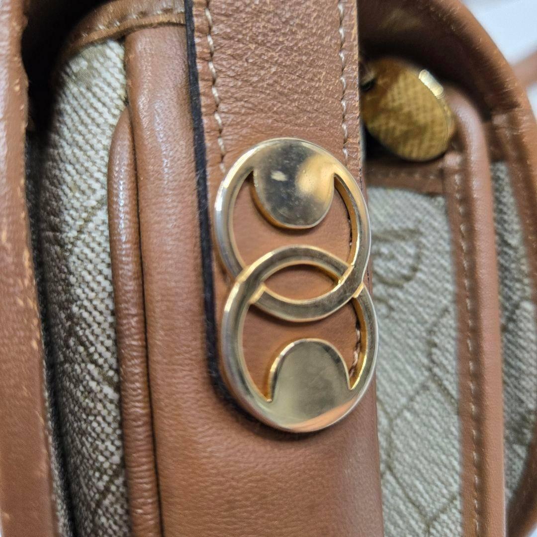 極美品 Christian Dior ショルダーバッグ ハニカムトロッター