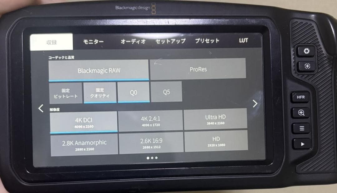 BLACK MAGIC POCKET 4K ブラックマジック シネマカメラ