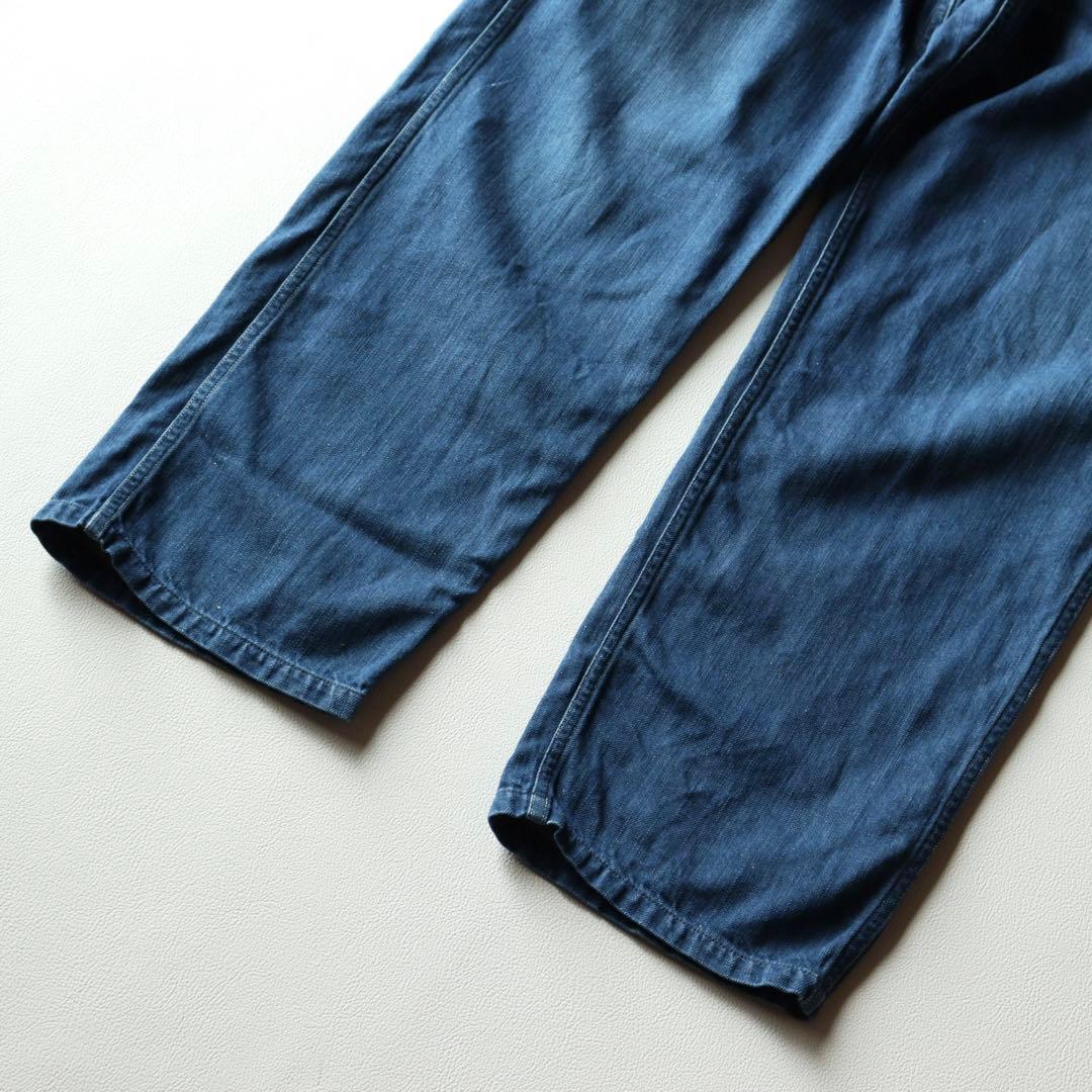 専用商品5181【美品】45R 小麦デニムの908ベイカーパンツ（加工） リネン