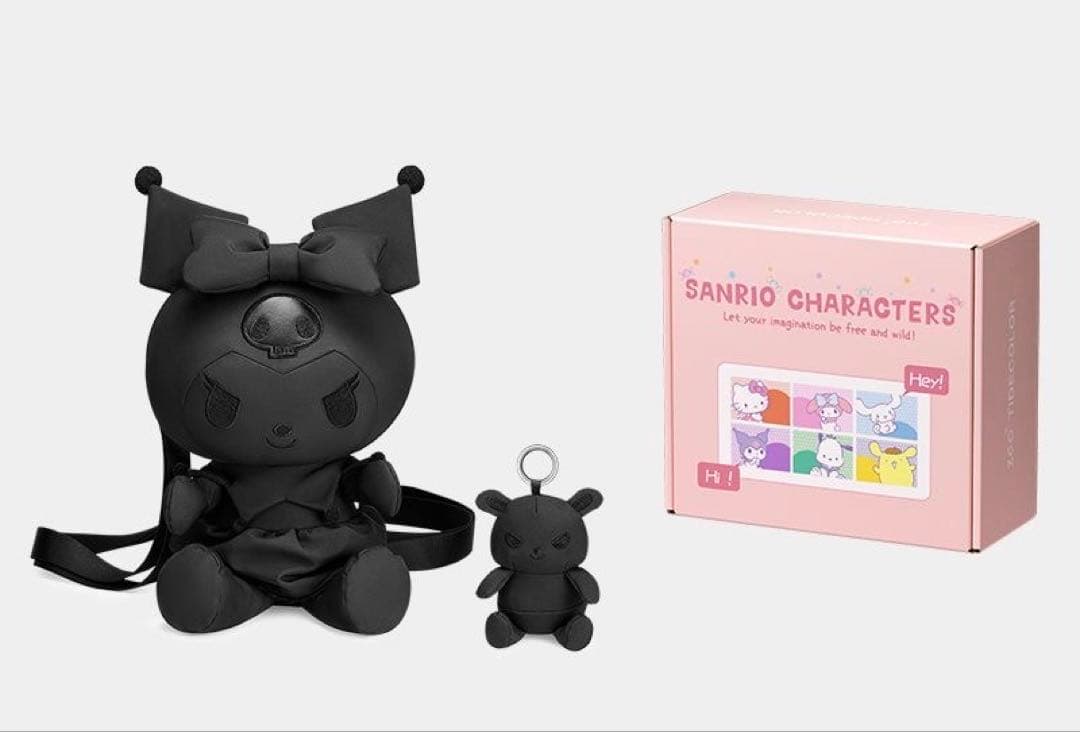 クロミ ダイカット リュック レア　20周年　ぬいぐるみ　バッグ　黒