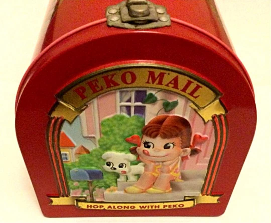 ✨超レア✨不二家　FUJIYA  ペコちゃん　当時物　ブリキ缶　BOX