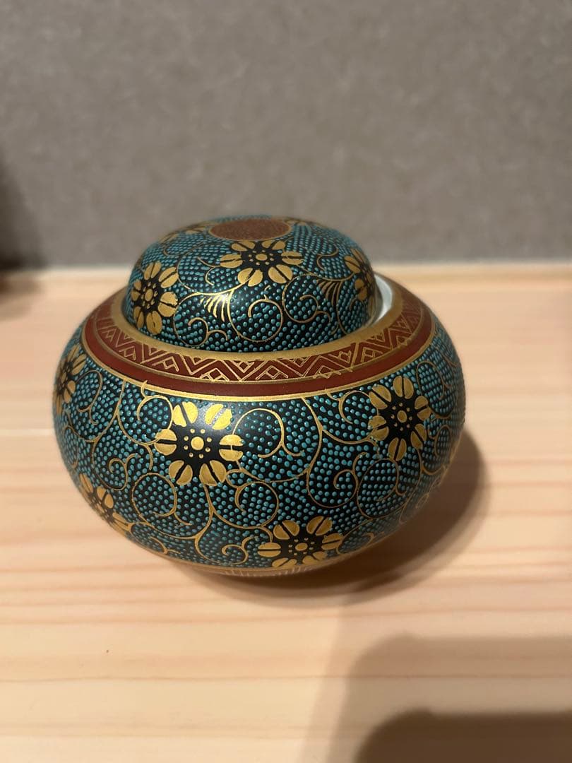 九谷焼　香炉　香合