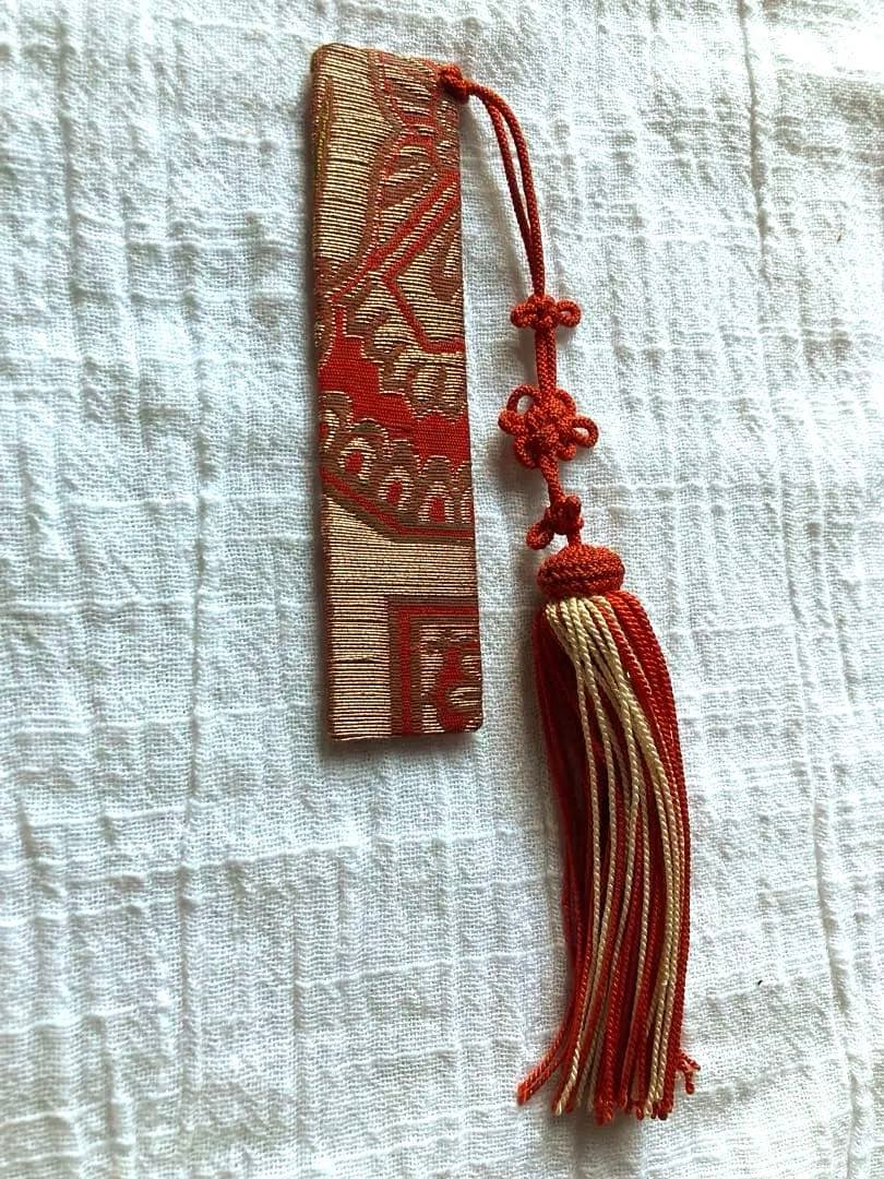 京都・アンティーク　舞妓さん　髪飾り・鏡　赤色の和柄小物セット