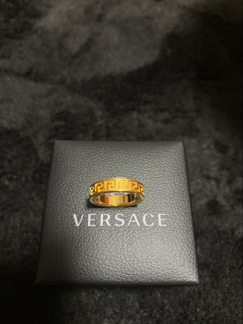 VERSACE ゴールド ギリシャ模様 リング　箱無し