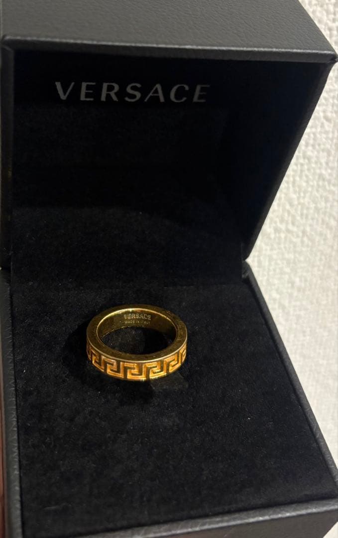 VERSACE ゴールド ギリシャ模様 リング　箱無し
