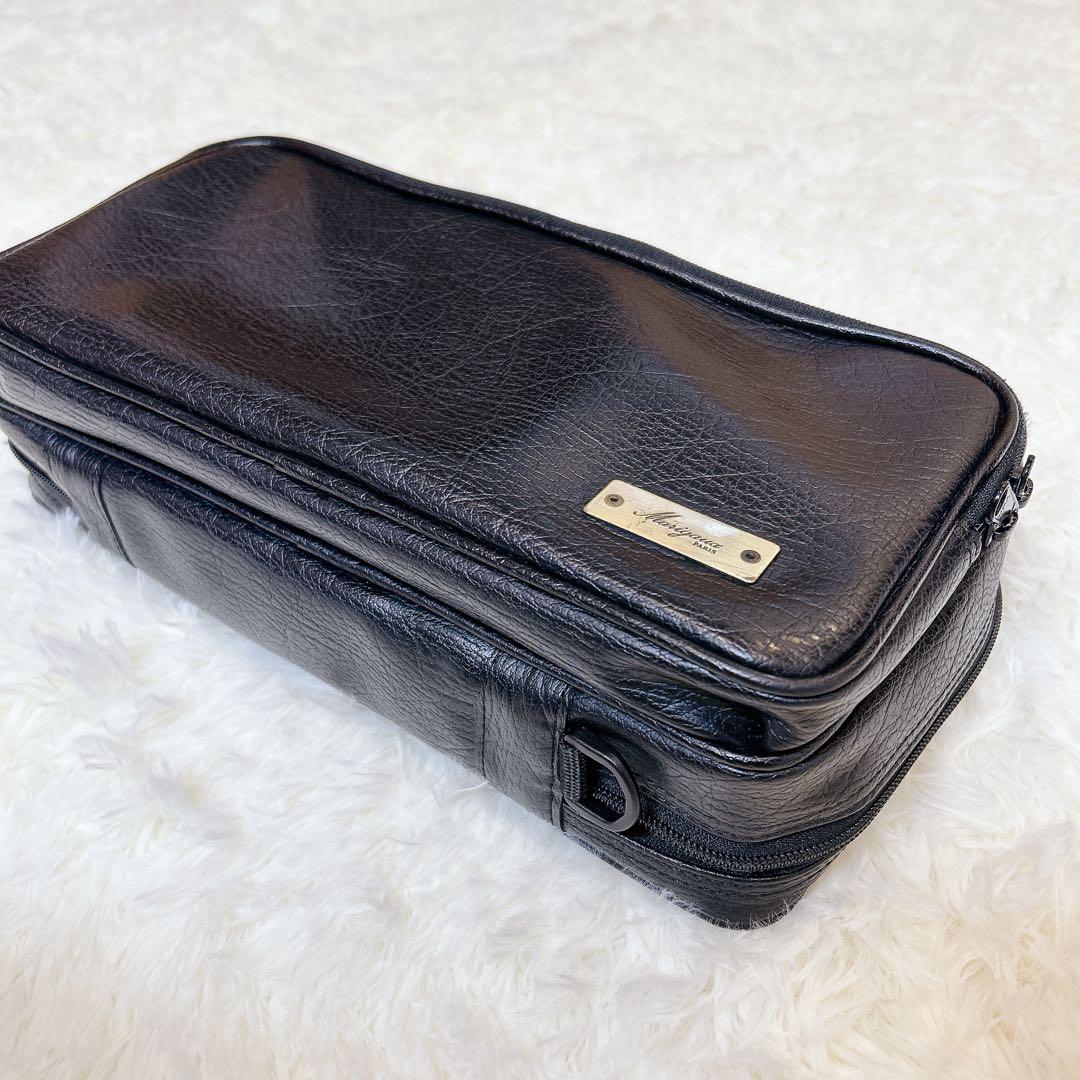 MARIGOUX マリゴ　オーボエ ケースカバー ショルダーバック レザー 黒