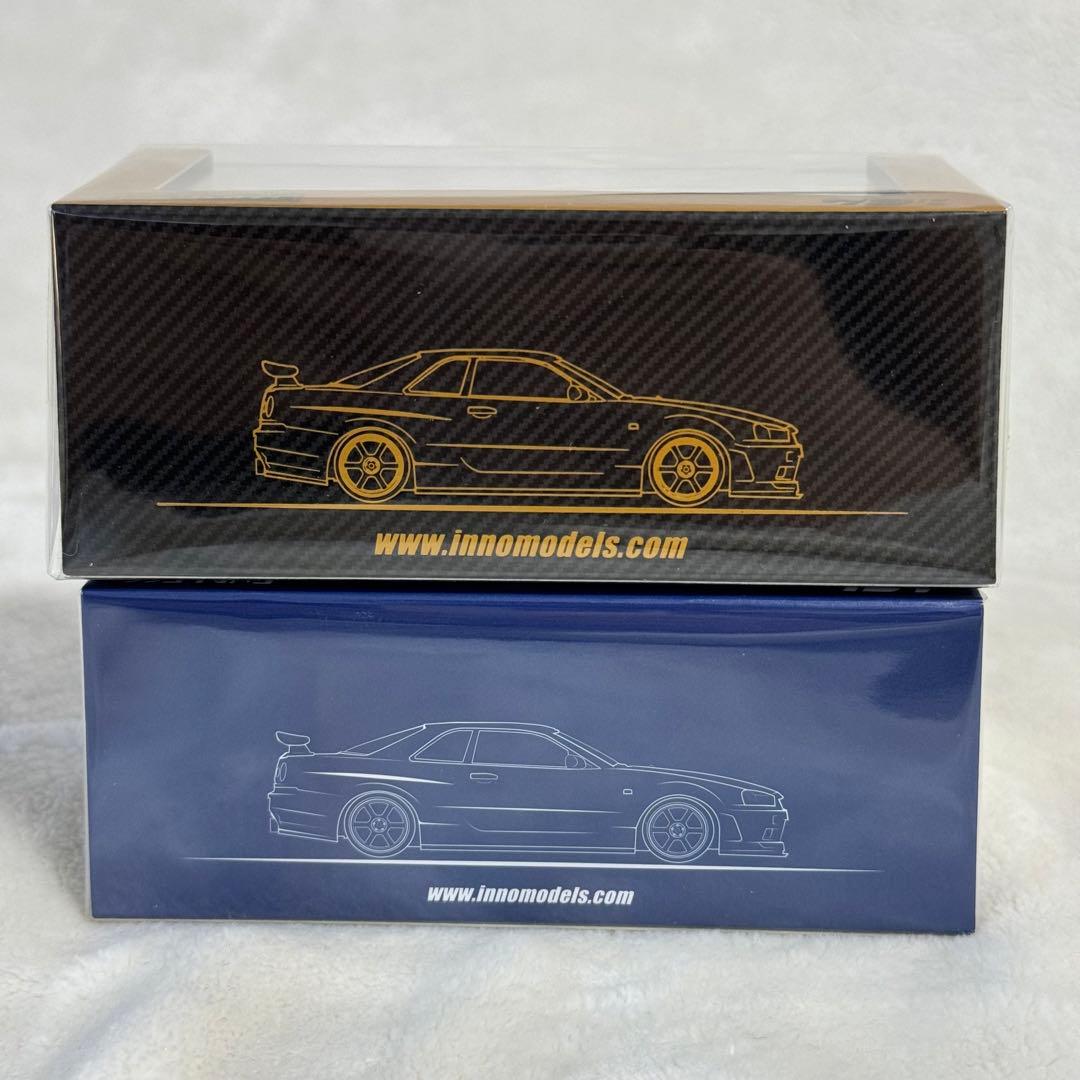イノモデル1/64 GT-R R34 トップシークレット エンドレス セット