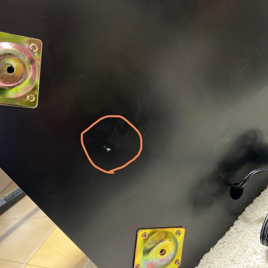 サイドテーブル BLY-51 黒/ナチュラル