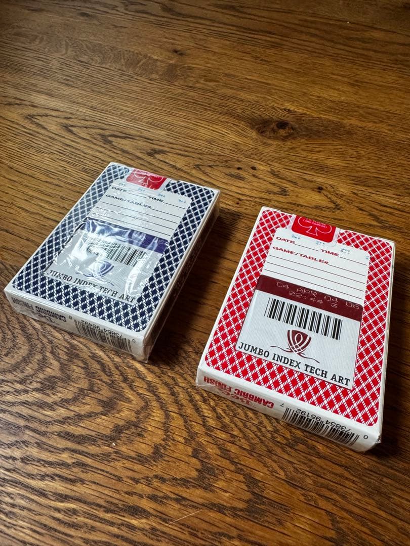 Wynn カジノトランプ ジャンボINDEX 赤青2個セット 新品未開封 レア