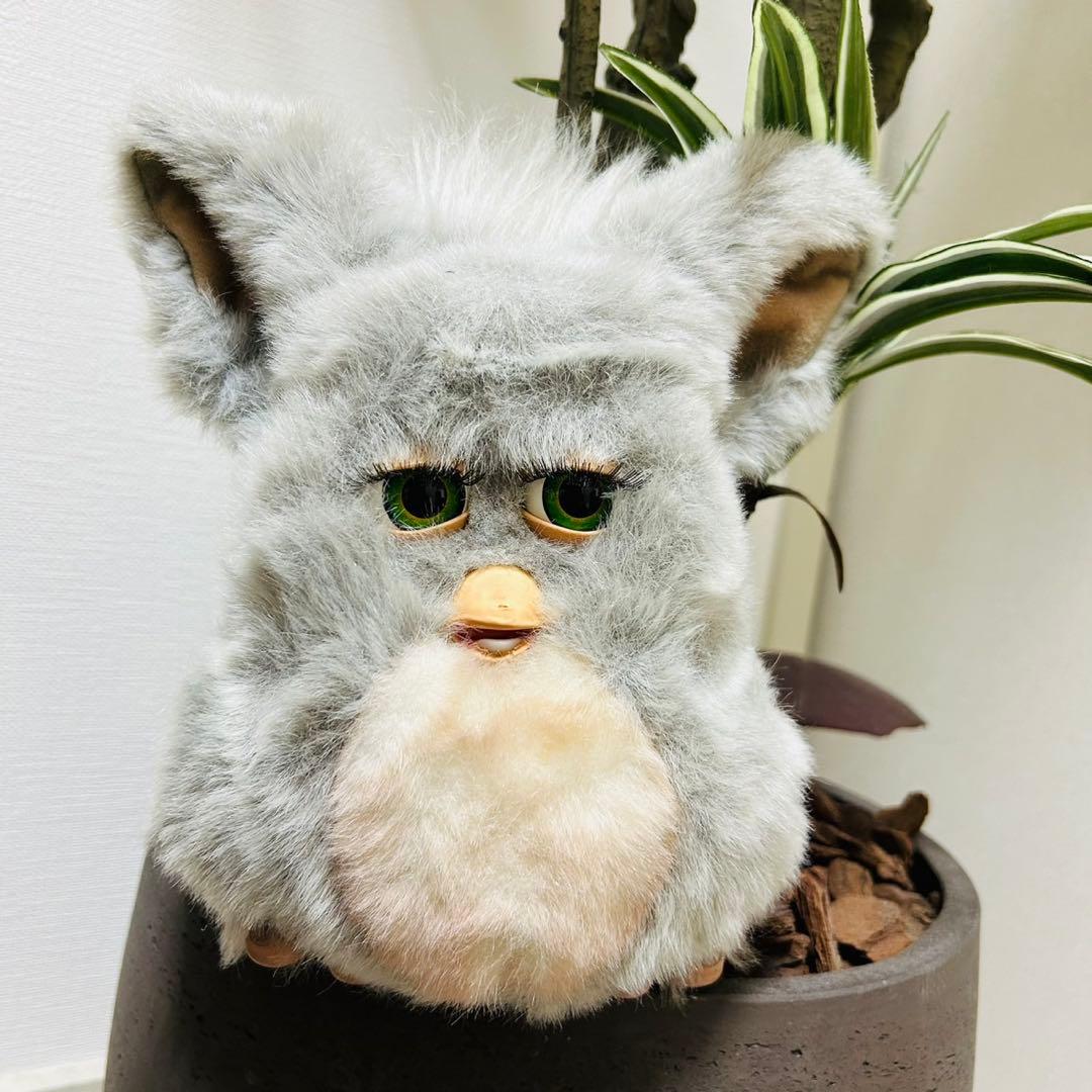 美品！ファービー2 緑目 グリーン グレー