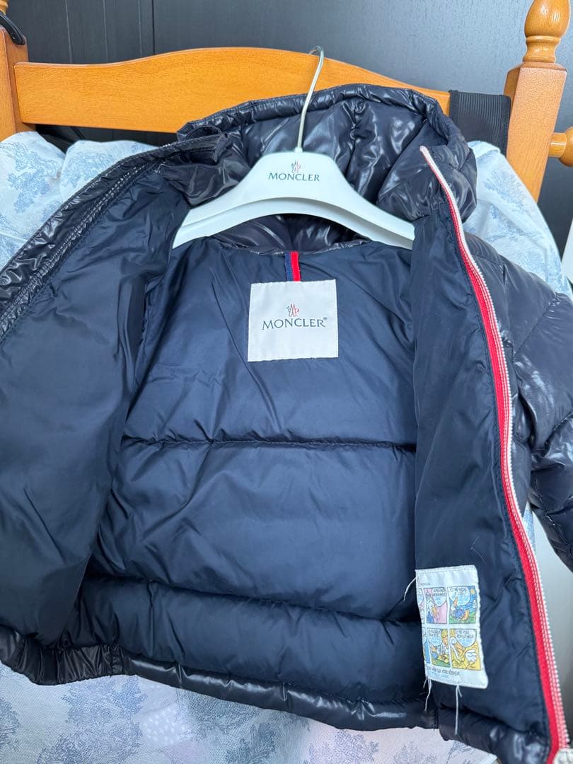 MONCLER ネイビーダウンジャケット80 ベビー　キッズ