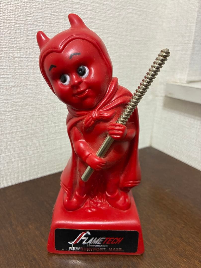 ビンテージ　デビル　悪魔　レッドデビル　アドバタイジング　インダストリアル