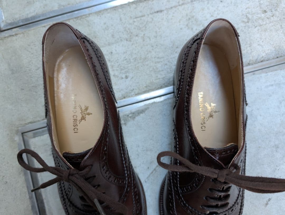 タニノクリスチー ダークブラウン ウィングチップ 5サイズ