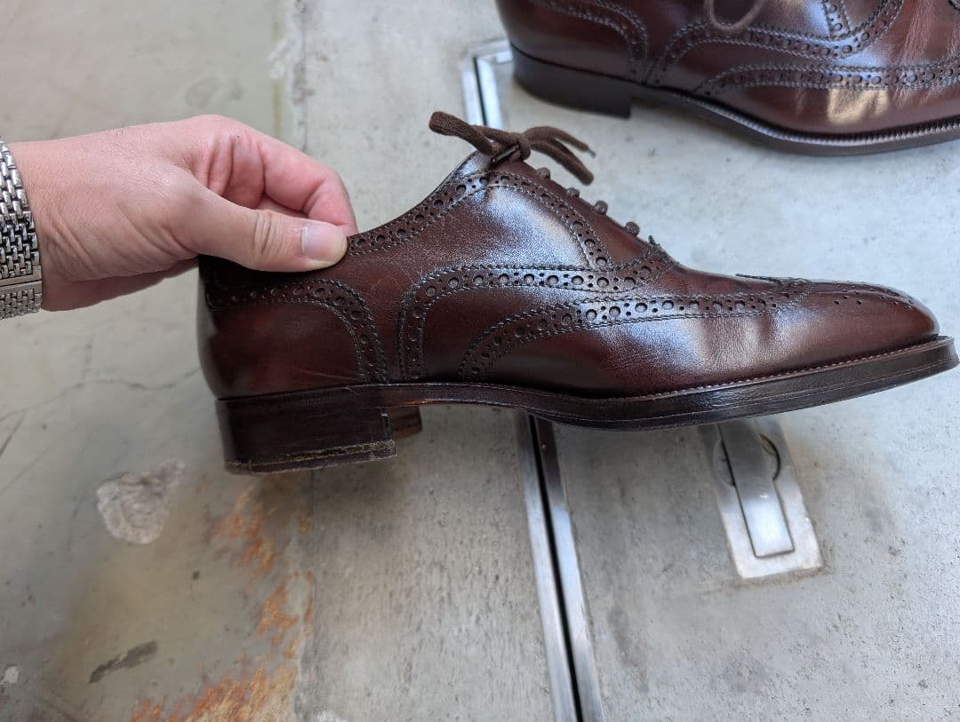 タニノクリスチー ダークブラウン ウィングチップ 5サイズ