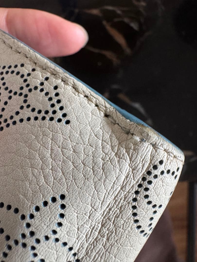 Louis Vuitton ミニウォレット ホワイト×ブルー