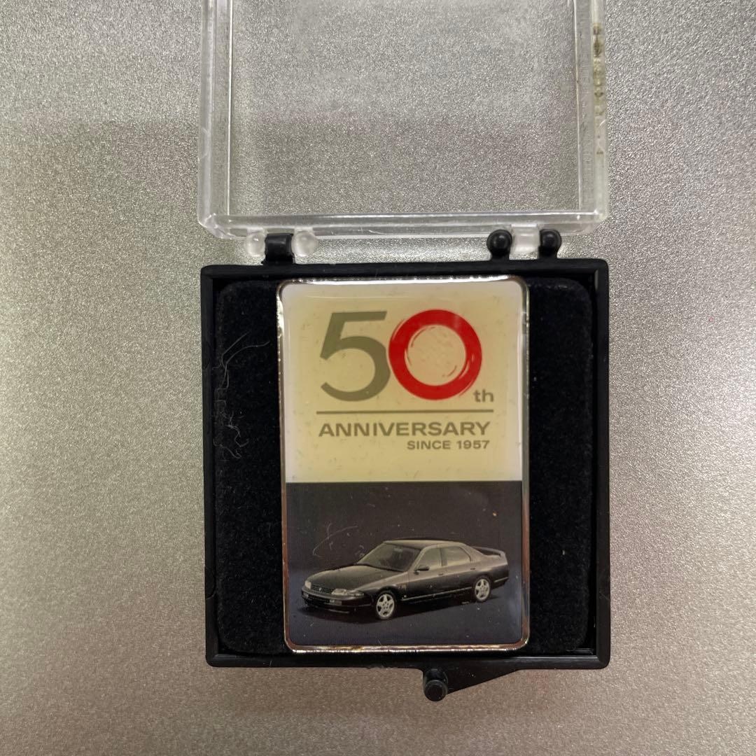 激レア日産NISSAN R33 スカイライン　50thアニバーサリー　ピンバッジ