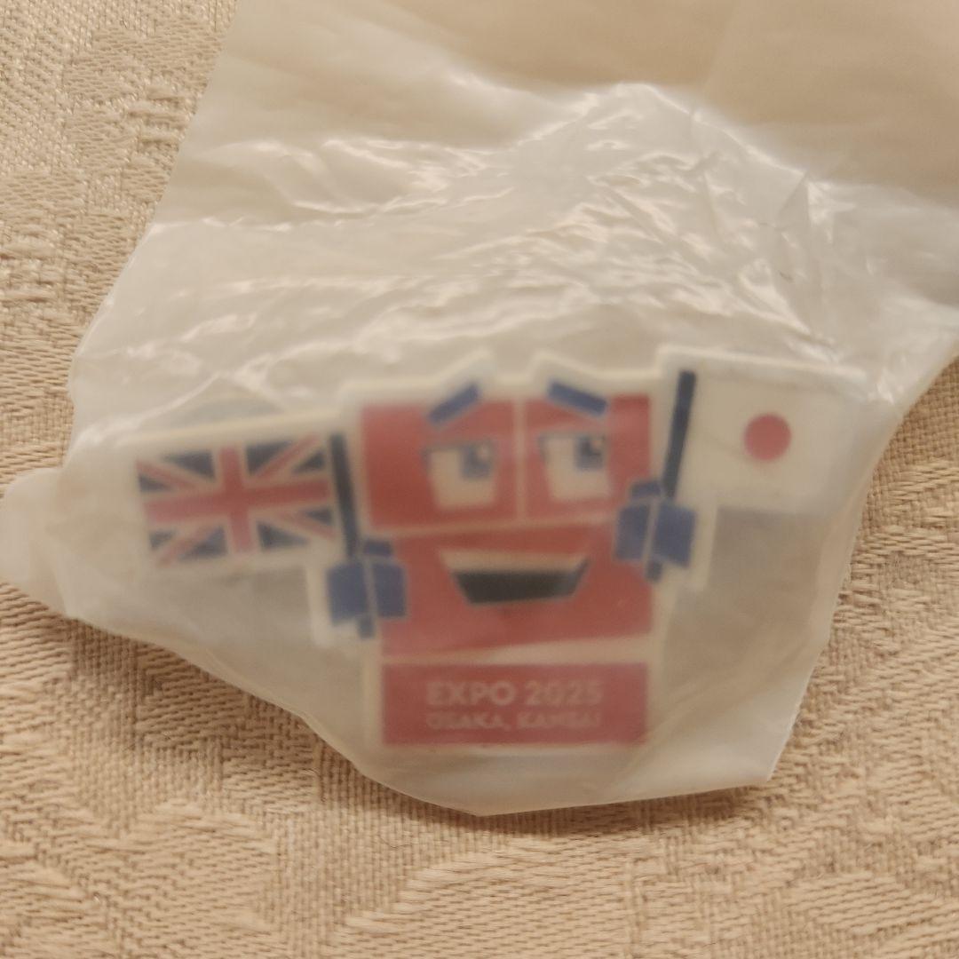 最終【新品】激レア 英国館 大阪万博 ホワイトピンバッジ UK