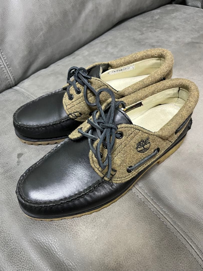 希少　ティンバーランド Hainsworth 3 Eye Lug モカシン