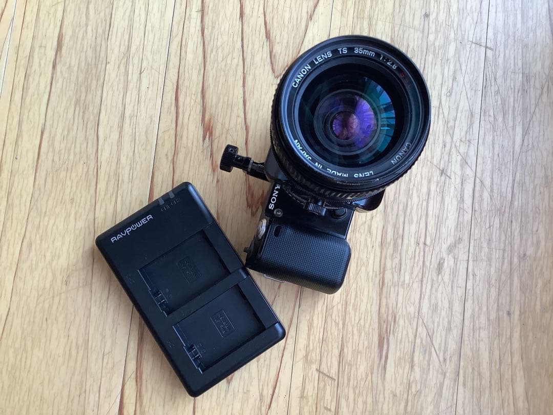 Canon FD TS 35mm F2.8 NEX-5 付属品セット