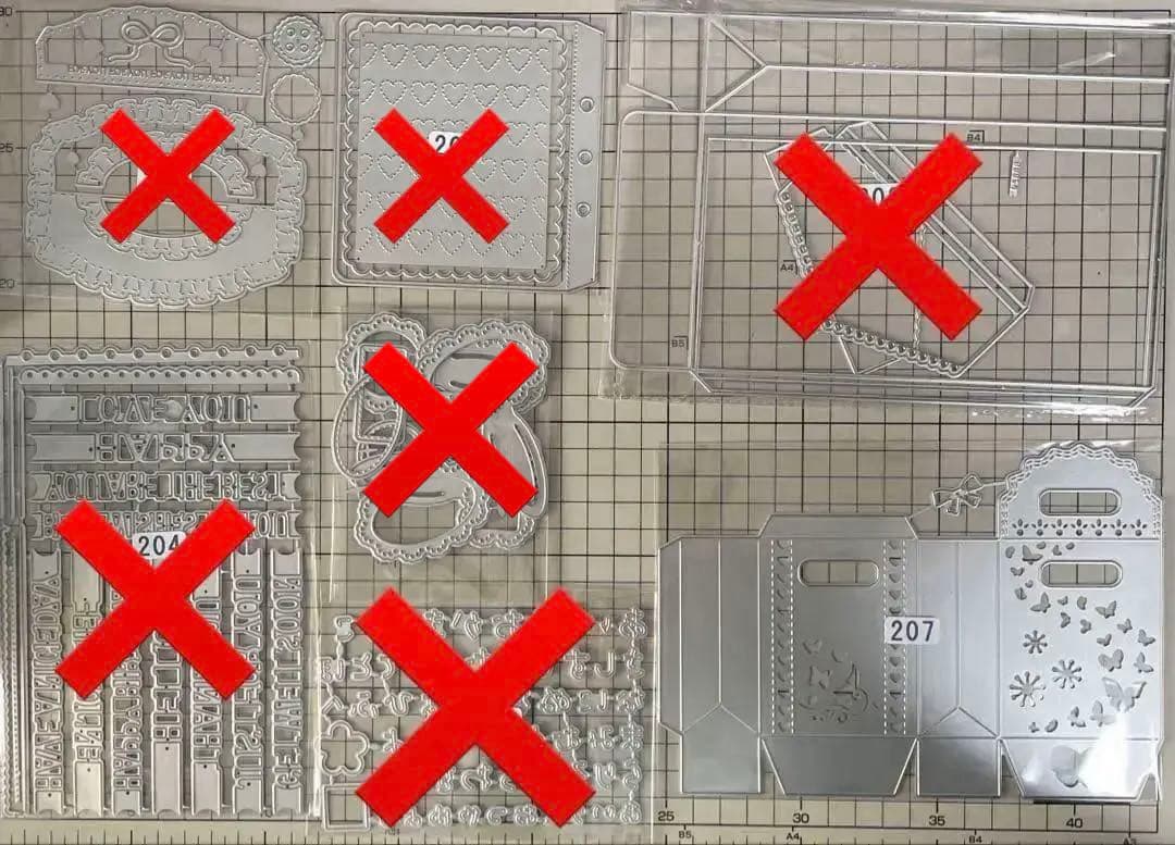 追加しました（お写真10枚目） 選べるカッティングダイ　500円均一