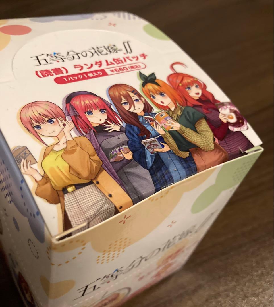 【五等分の花嫁】読書　缶バッジ　フルセット