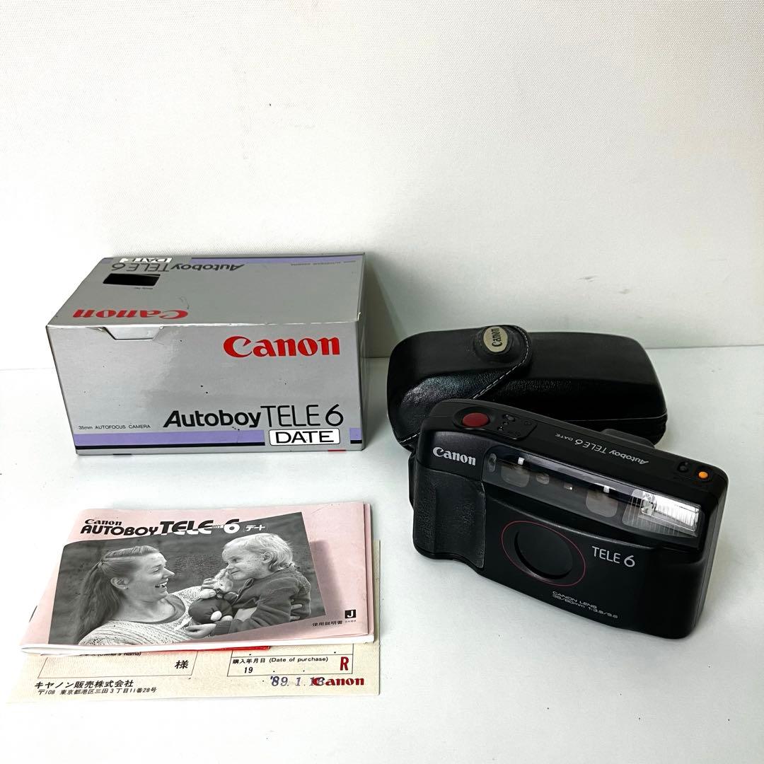 【完動品】Canon Autoboy TELE 6 フィルムカメラ