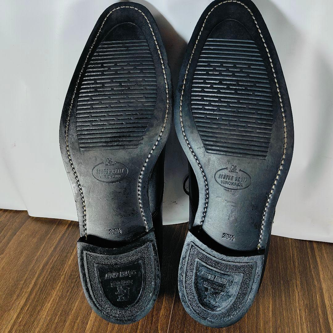 【極美品】SCOTCH GRAIN　日本製　高級プレーントゥシューズ　正規品本革