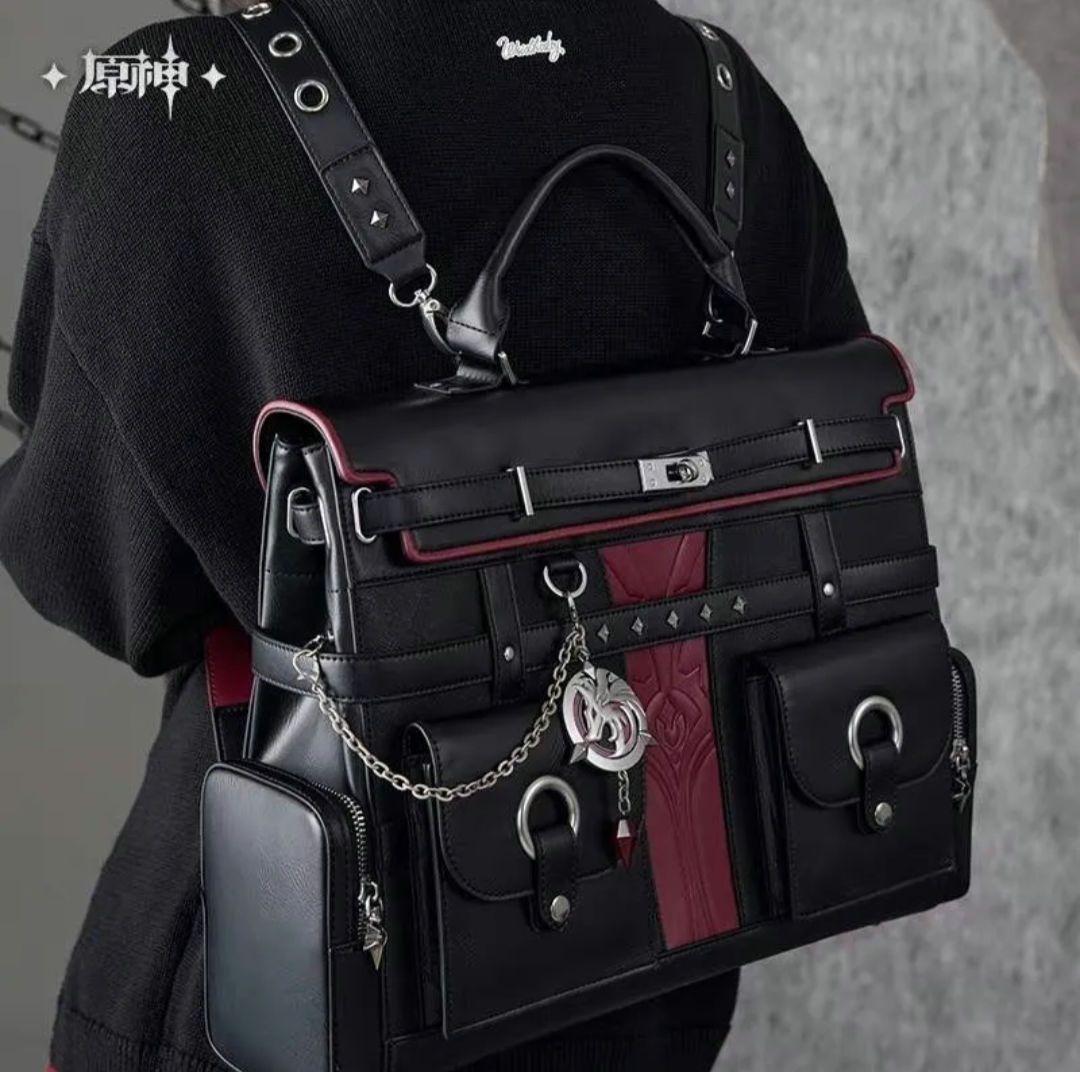 リオセスリ 原神 鞄 公式正規品 リュック リュック アクキー 特典