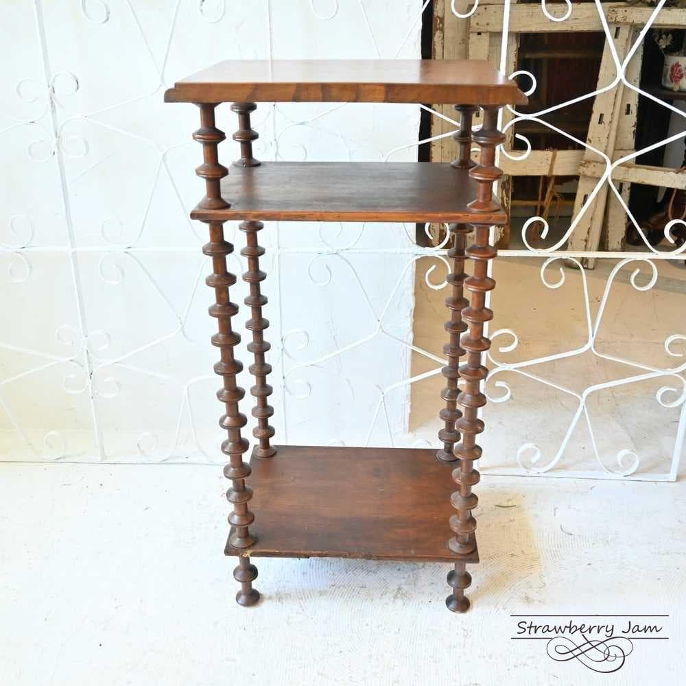 IFU-403 フランスアンティーク ブックシェルフ 収納 本棚 サイドテーブル