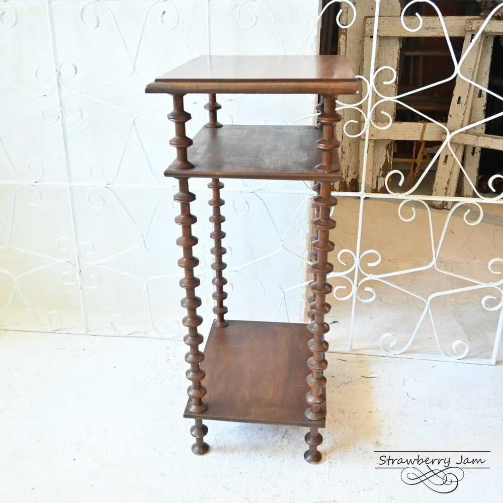 IFU-403 フランスアンティーク ブックシェルフ 収納 本棚 サイドテーブル