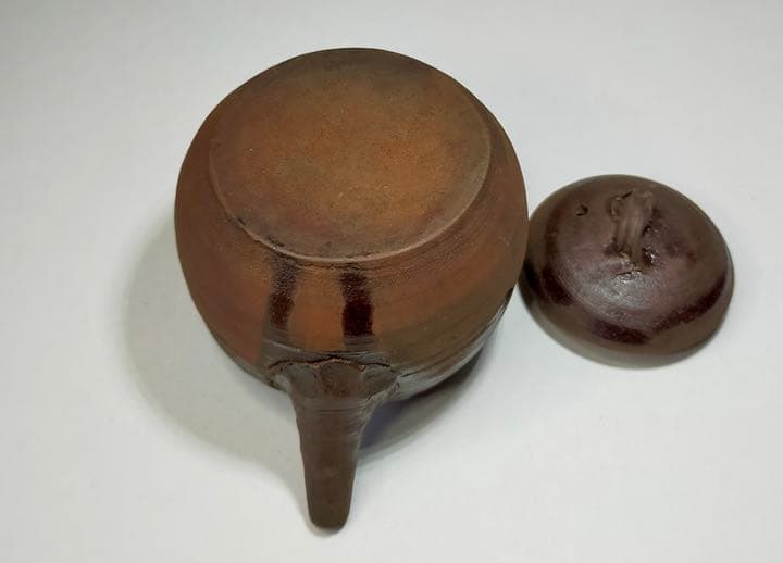 片岡ニ光　常滑焼　急須　茶道器　年代物