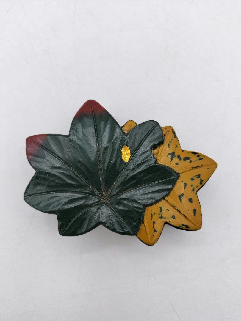 c775 【新品・未使用】香合 紅葉 般若雲舟 木箱 茶道具