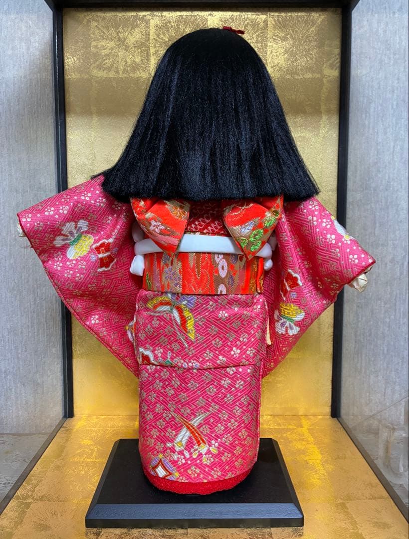 市松人形・人形の高さ約40cm・日本人形