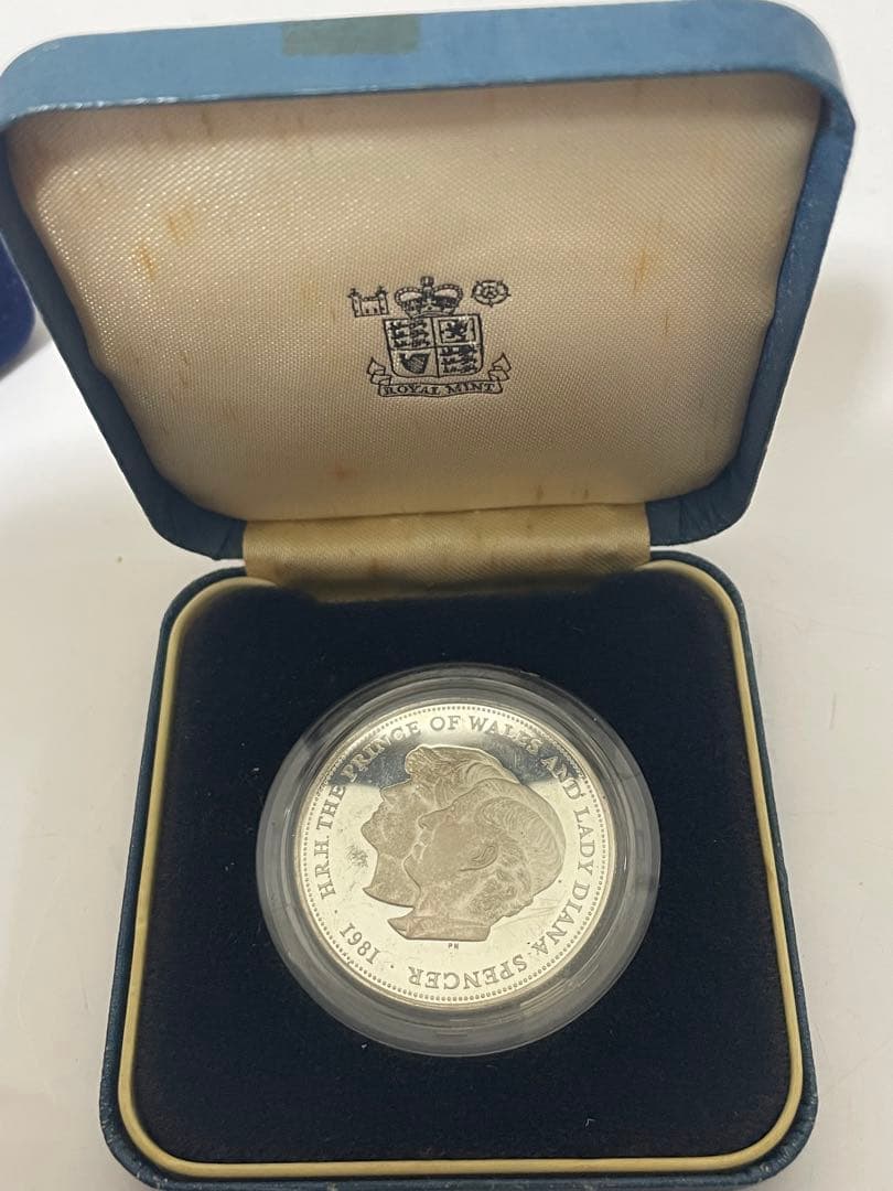 1981年 ウェールズ公とダイアナ妃 銀貨