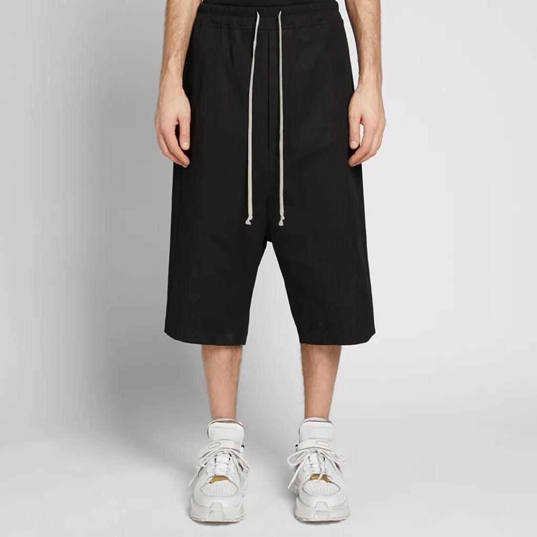 RICK OWENS KARLOFF SHORT サイズ48 ブラック