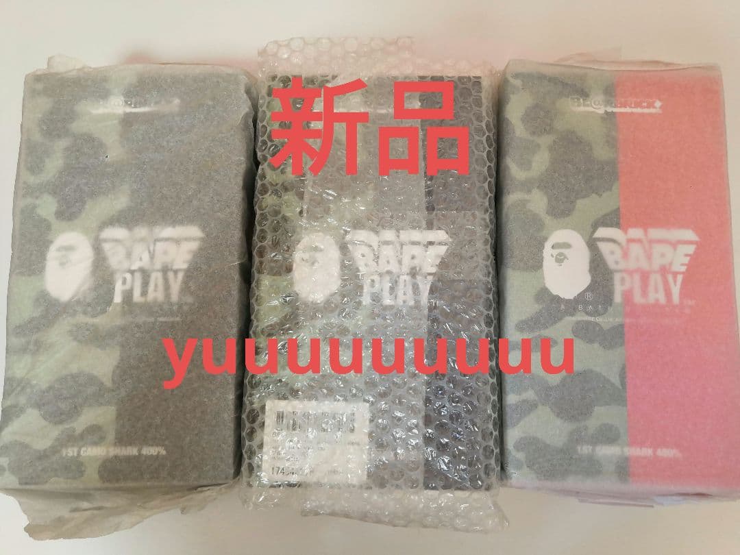 1st CAMO SHARK BE@RBRICK 400％ 新品 正規品