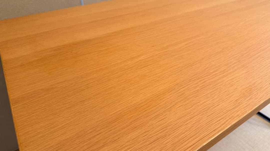 MUJI無印良品 折りたたみテーブル120cm オーク ハイタイプ