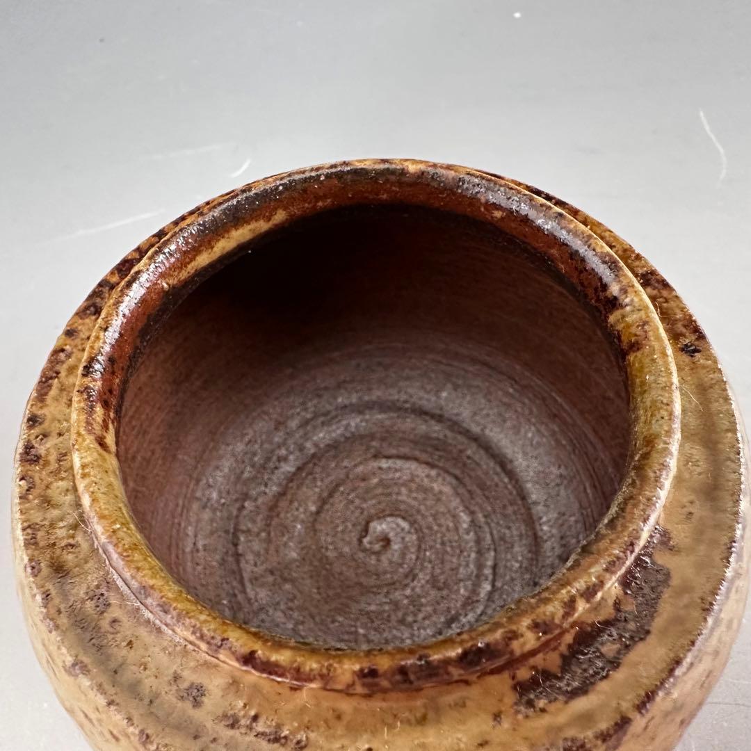 茶道具　丹波　大海　茶入　石田陶春　共箱　仕服二個入り　茶会　濃茶