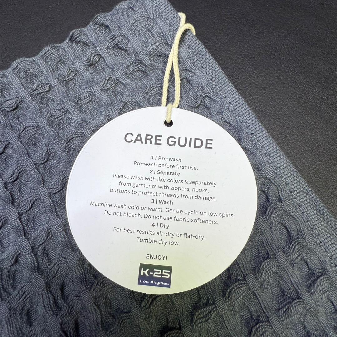 ◉Tg1002 未使用保管品 K-25 バスタオル チャコールグレー