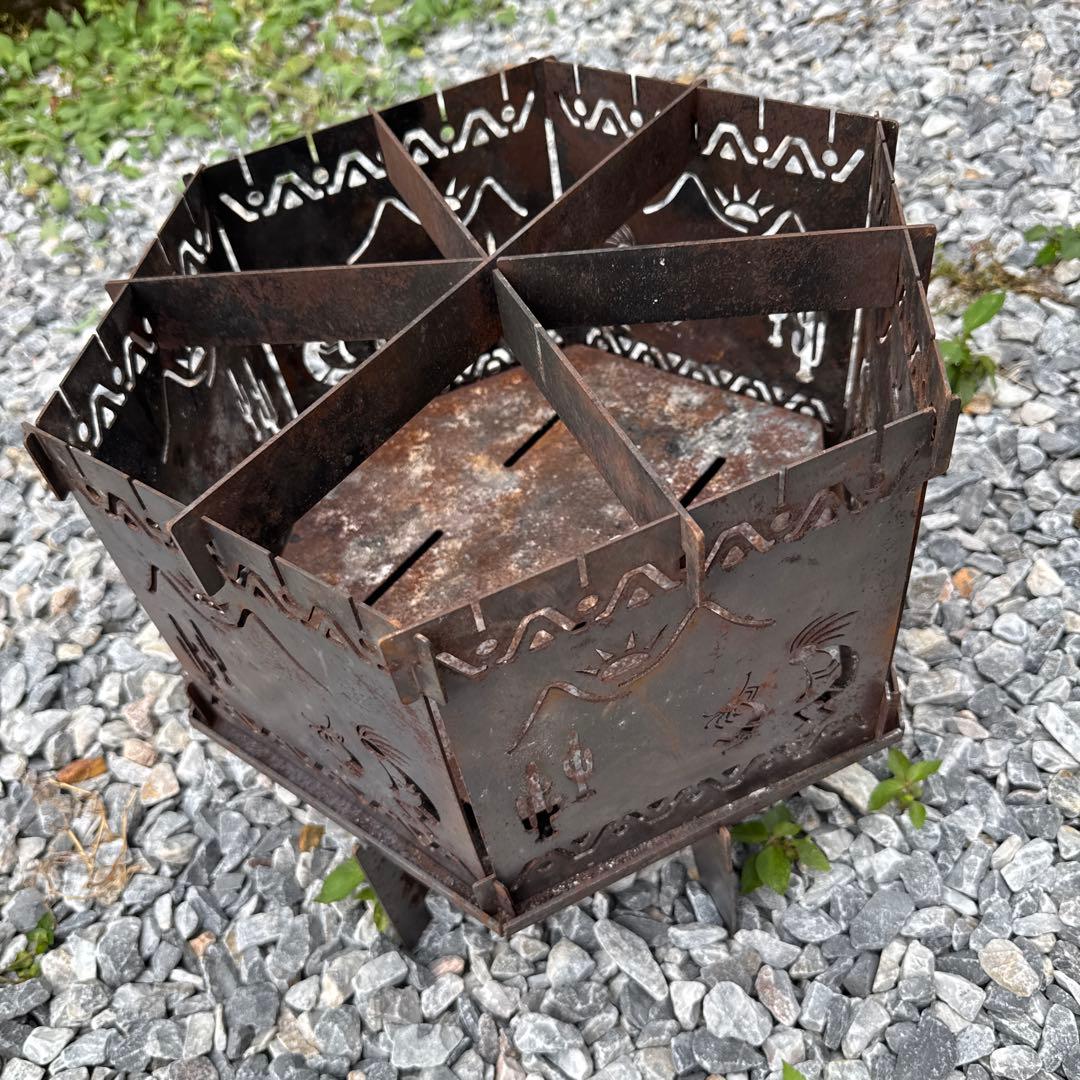 エンリッチ　焚火台　ココペリヘキサライト